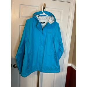 The North Face Resolve Rain Jacket, Women's XXL, Bright Blue